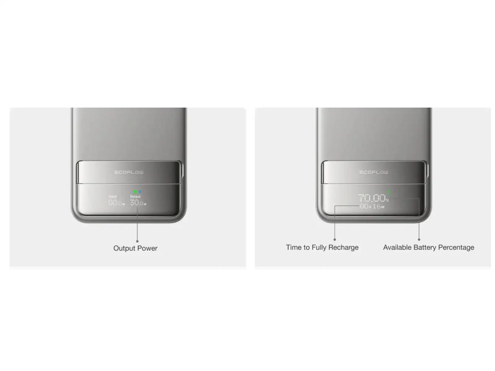 EcoFlow RAPID 10000 mAh magnetische Powerbank Silber