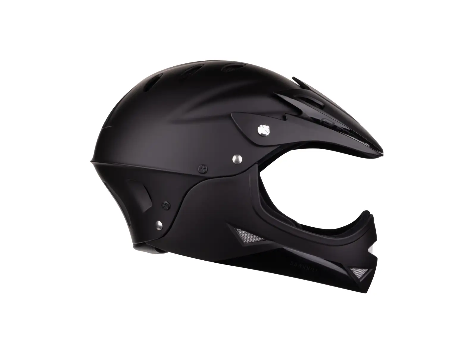 Force Downhill Junior Helm schwarz matt