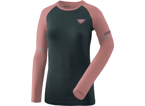Dynafit Alpine Pro Damen Langarmshirt Blaubeere/Mokarosa