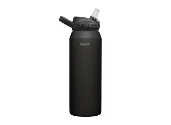 Camelbak Eddy+ Vakuum Edelstahlflasche 1 l LifeStraw Schwarz