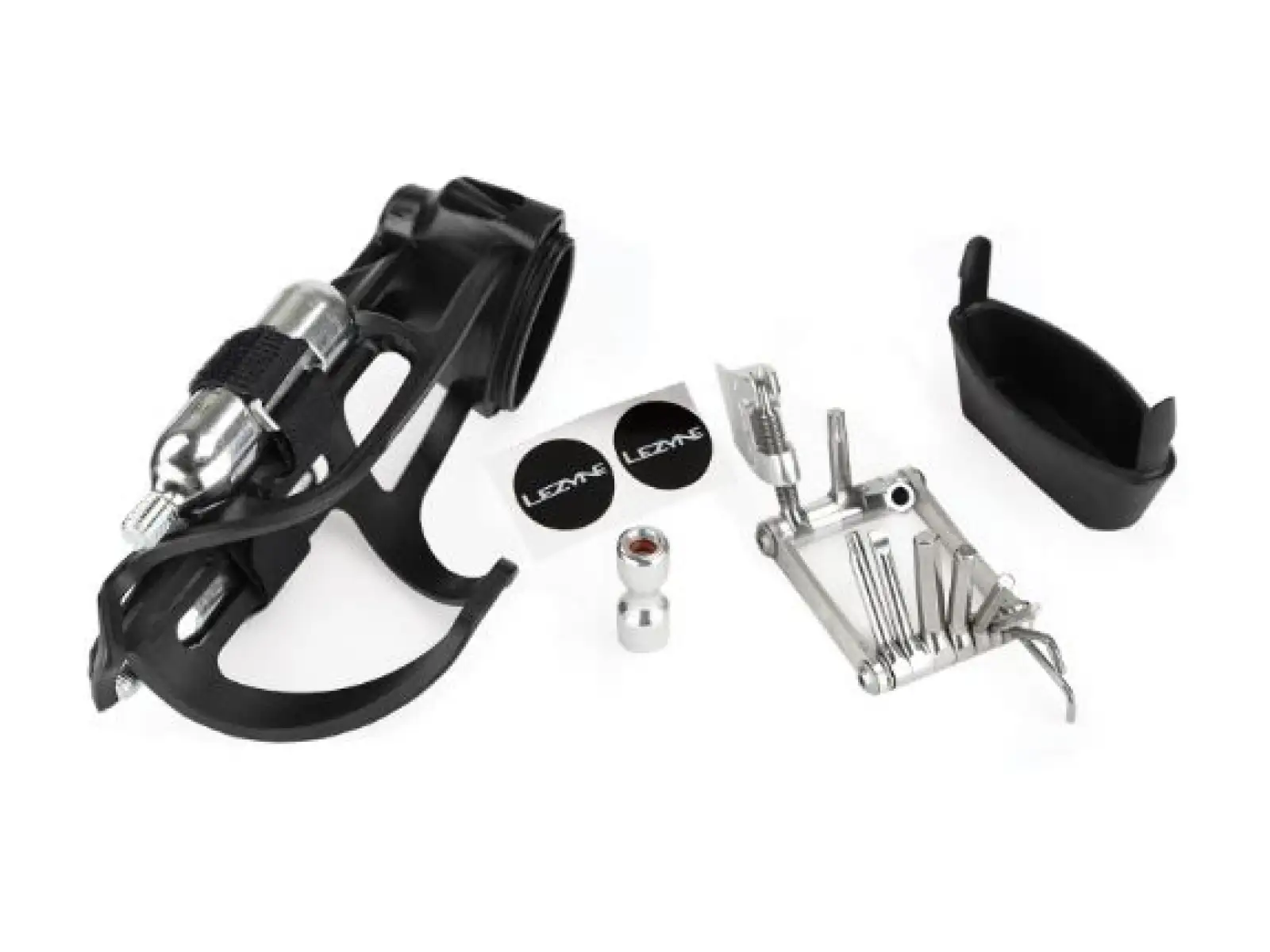 Lezyne Flow Storage Cage Flaschenhalter Schwarz