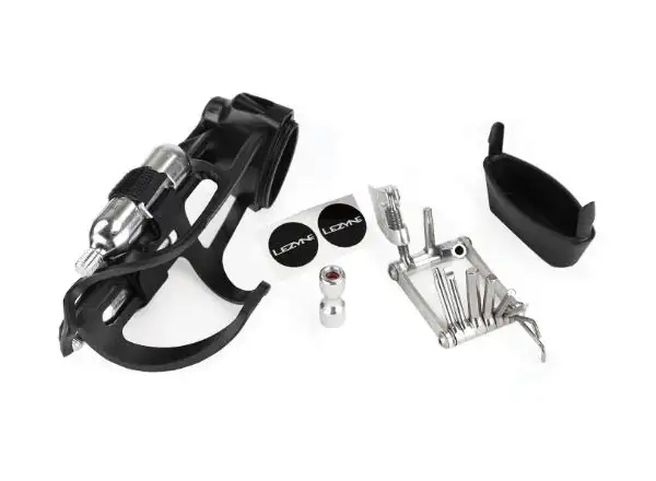 Lezyne Flow Storage Cage Flaschenhalter Schwarz