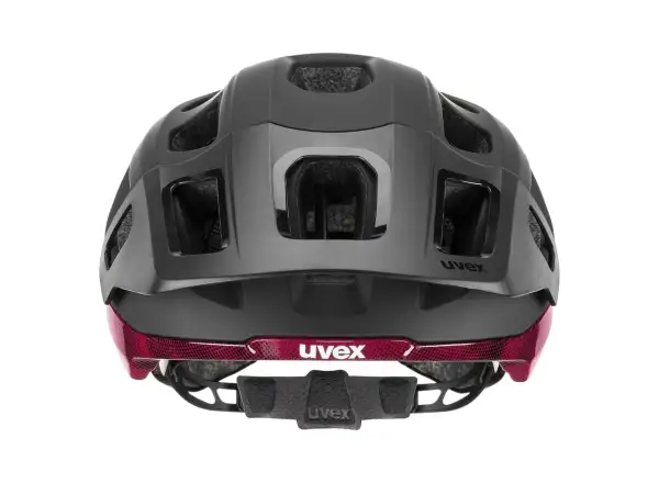 Uvex React Mips Helm Black/Ruby Red Matt