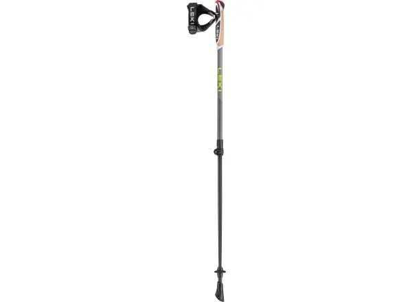 Leki Spin Shark Trekkingstöcke Grey/Dark Anthracite/Lime Gr. 100-130 cm