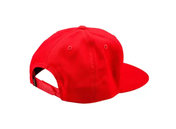 Troy Lee Designs Flat Bill Snapback Kappe rot