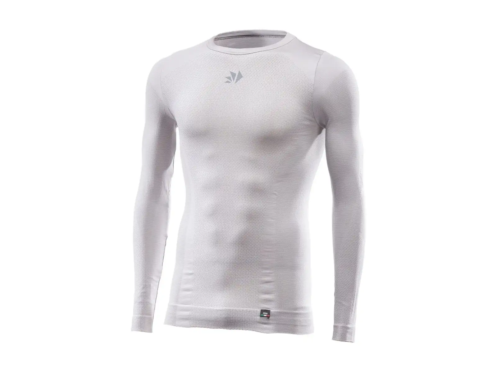 SIXS TS1 V2 Funktionsshirt Langarm Silber/Weiß