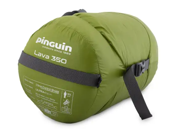 Pinguin Lava 350 Schlafsack 195 cm grün links