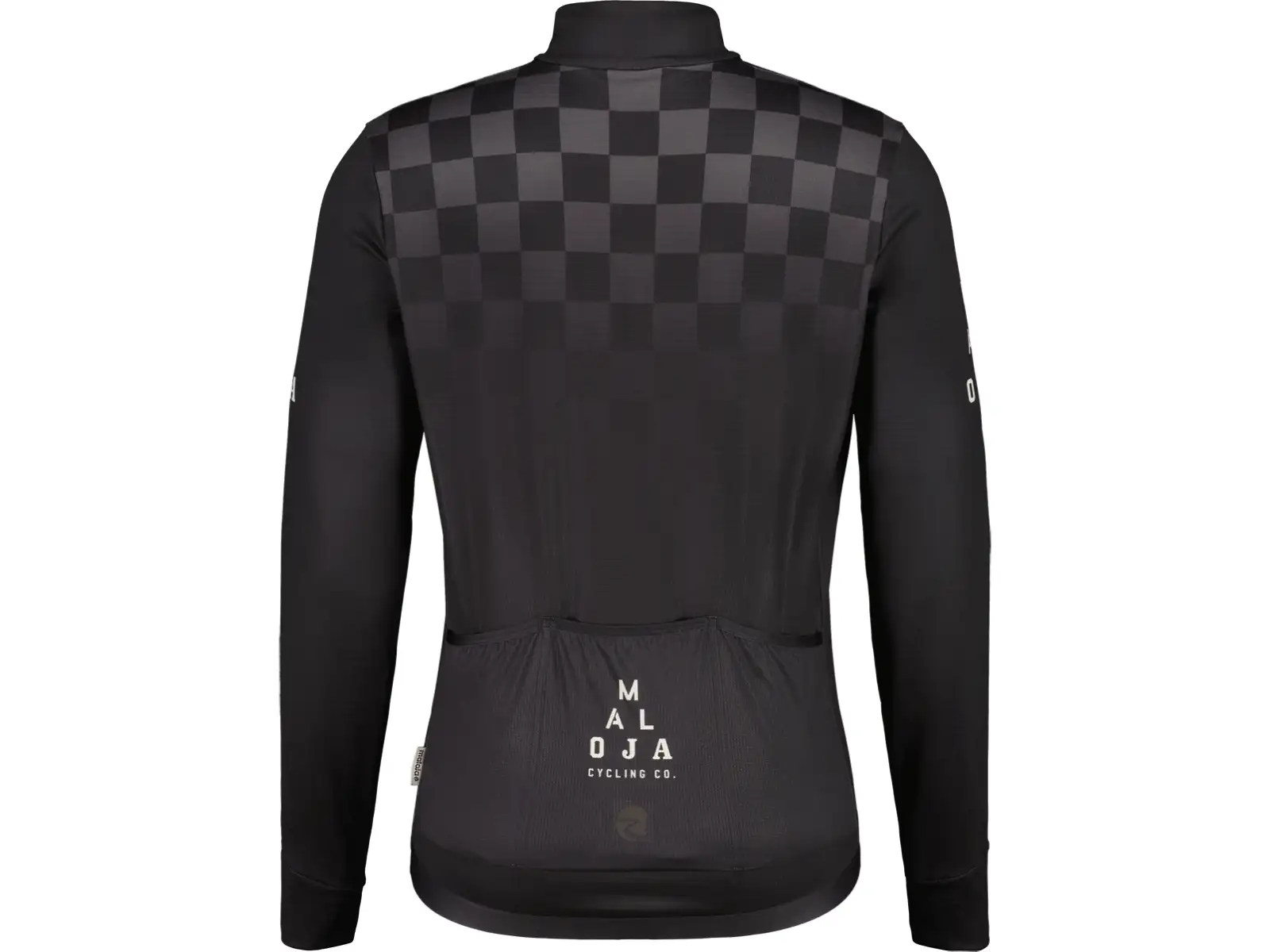 Maloja SalseraM. Herrentrikot Langarm Moonless/Check