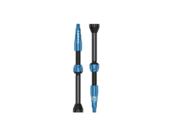Lezyne CNC TLR Tubeless-Ventile 44 mm blau