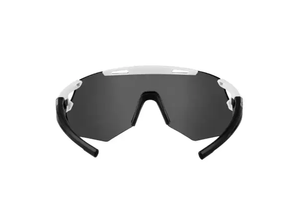 Force Arcade Fahrradbrille Weiß/Schwarz/Schwarz polarisierte Gläser