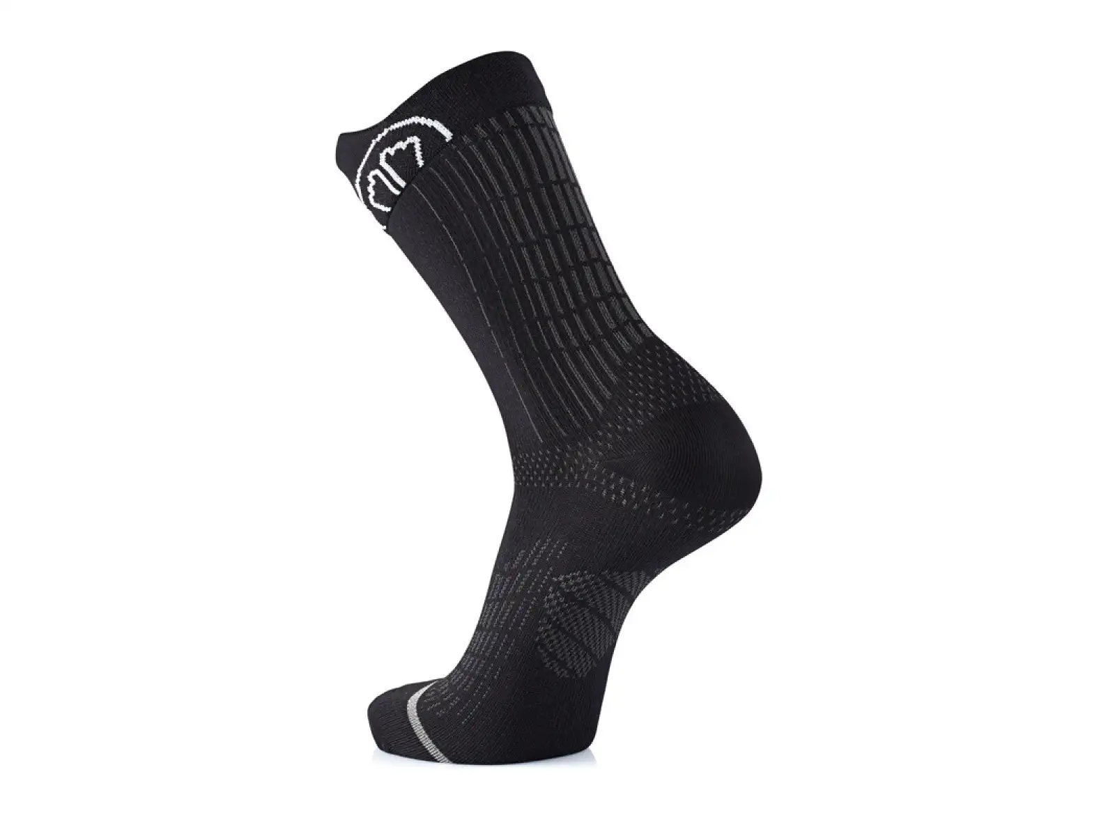 Sidas Run Anatomic Crew Laufsocken schwarz