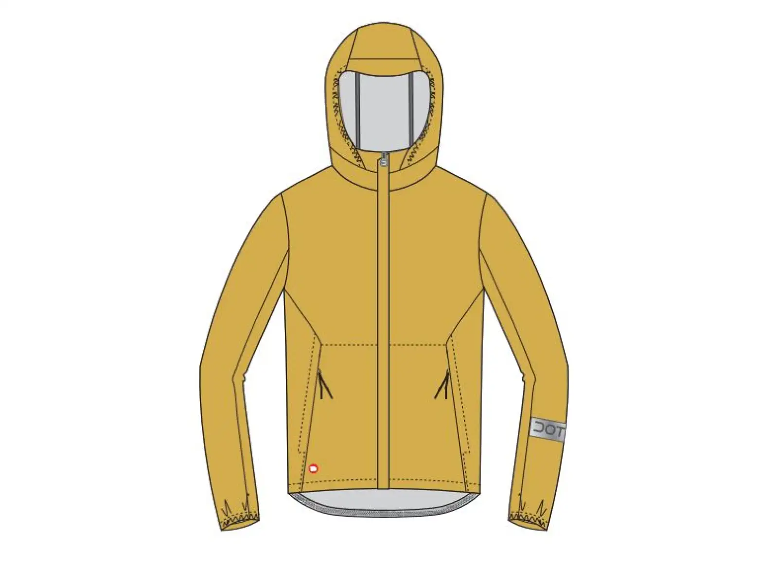 Dotout Utah Herrenjacke Ocra Gelb