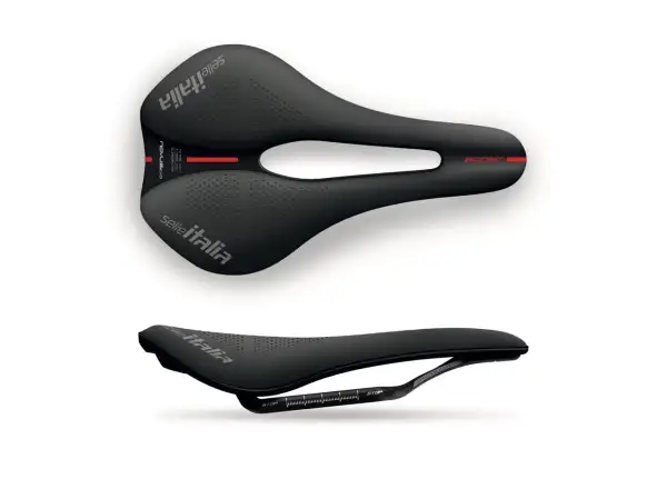 Selle Italia Novus Evo Boost Kit Carbonio Superflow L3 Sattel Schwarz