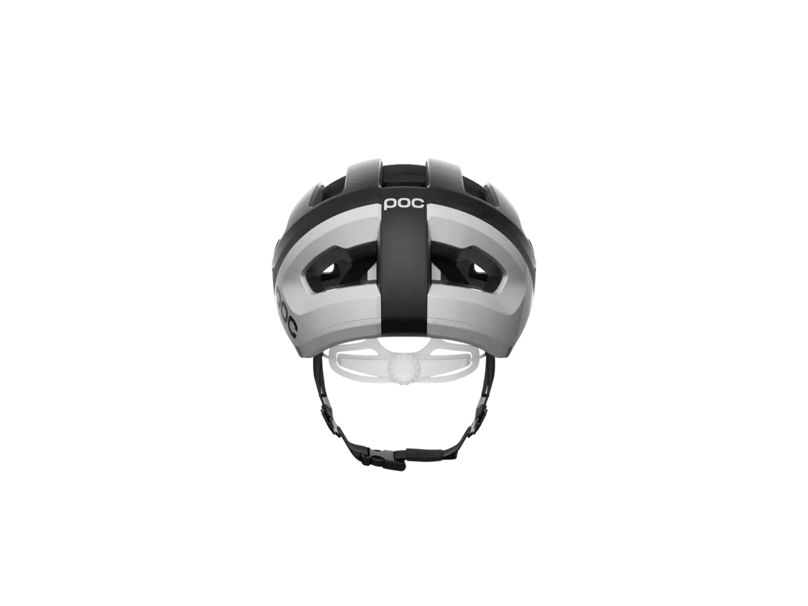 POC Omne Lite Rennradhelm Uranium Black Matt/Hydrogen White