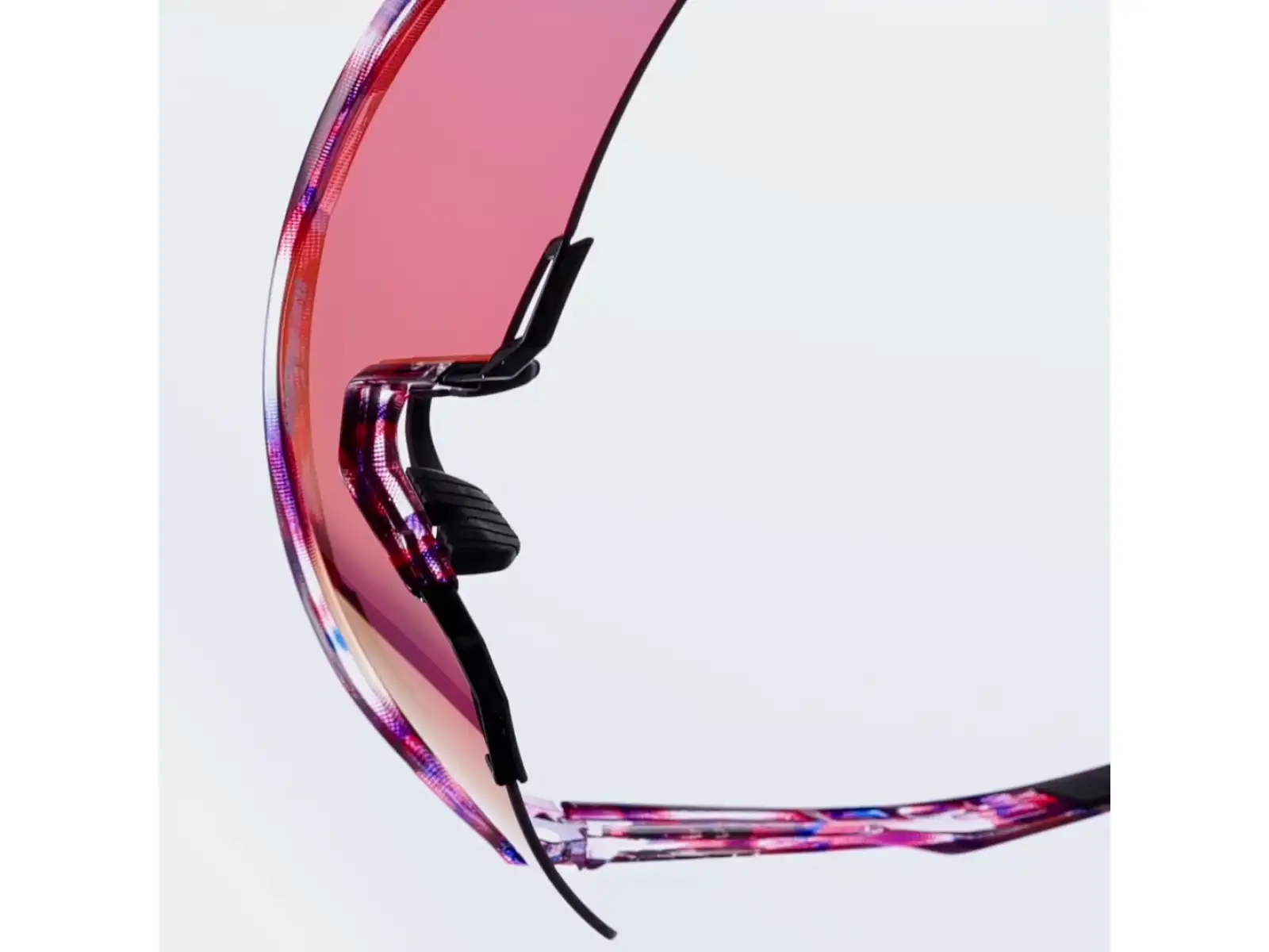 100% S3 Brille FDJ Gloss Translucent Red/Blue/HiPER Fire Red Mirror Lens