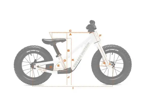 Kids Ride Shotgun Dirt Hero 12 Laufrad mit Bremse