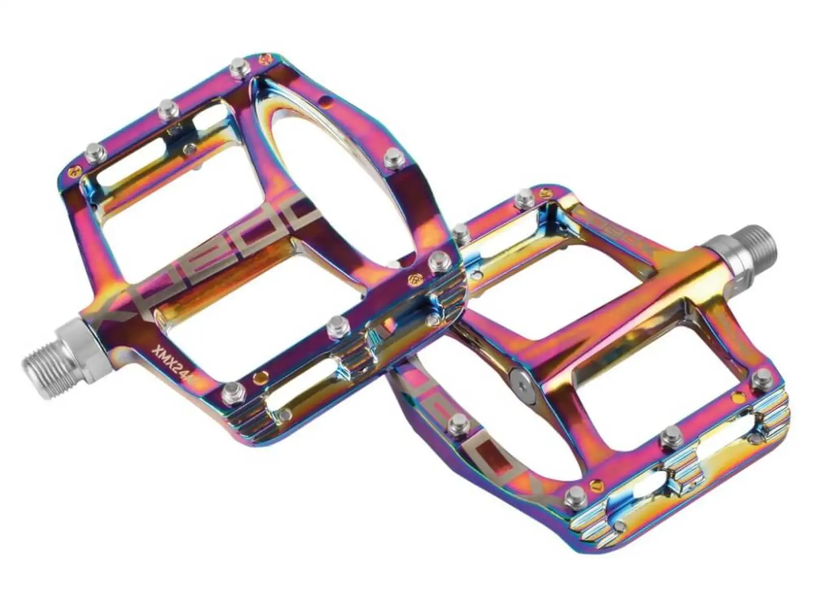 X-pedo Spry+ Plattformpedale oil slick