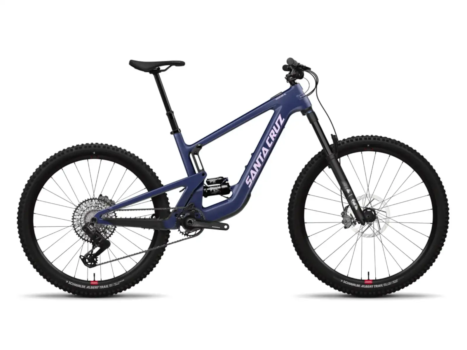 Santa Cruz Heckler SL 1 C MX 25 SM GX AXS vollgefedertes Elektrofahrrad Matte Dark Blue