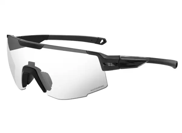 R2 Edge Sonnenbrille schwarz matt/fototrop grau