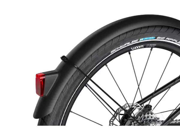Woom 4 JETZT Kinderfahrrad 16" Moosgrün/Formula Rot