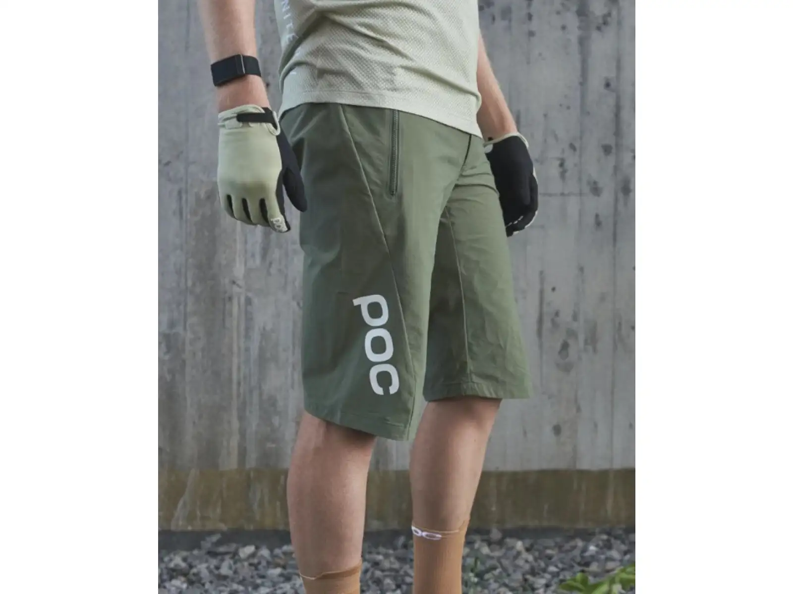 POC Essential Enduro Herren Enduro Shorts Epidote Green