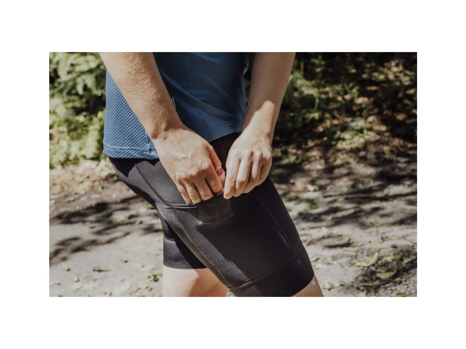 Force Brave 2 Damen Shorts mit Einsatz Schwarz