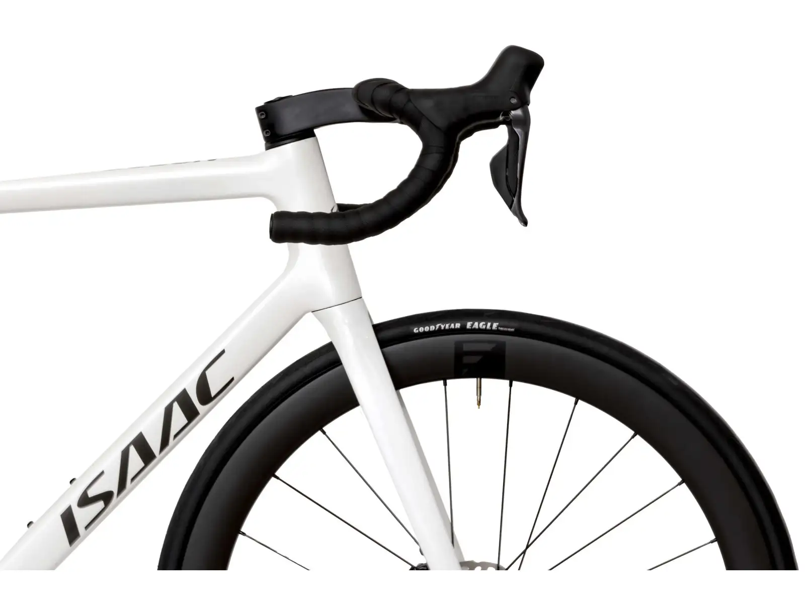 Isaac Boson 105 Straßenfahrrad Mineral White Gr. M/42cm/90mm/172,5