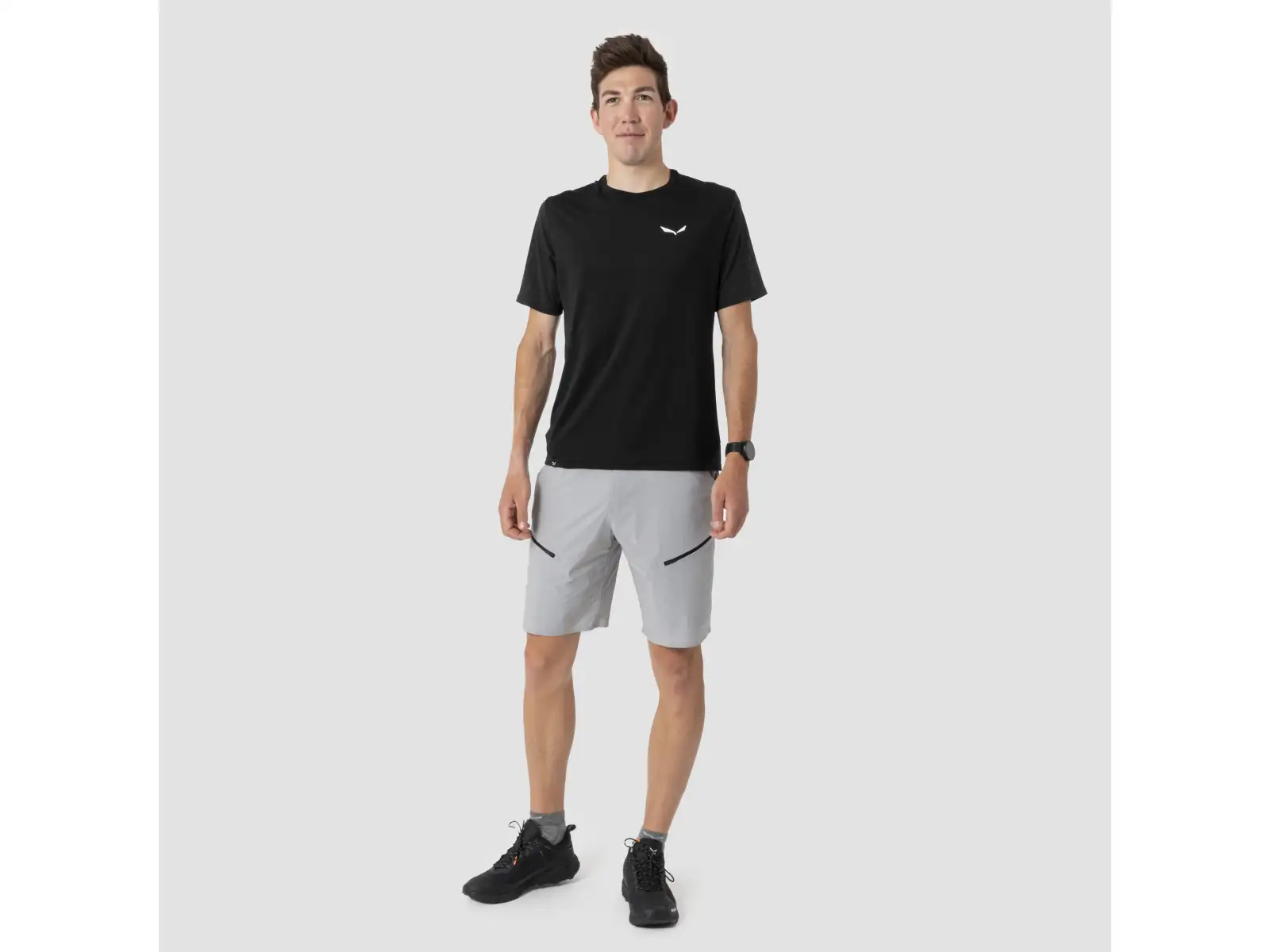 Salewa Pedroc PRO Durastretch Cargo Shorts für Herren in Black Out