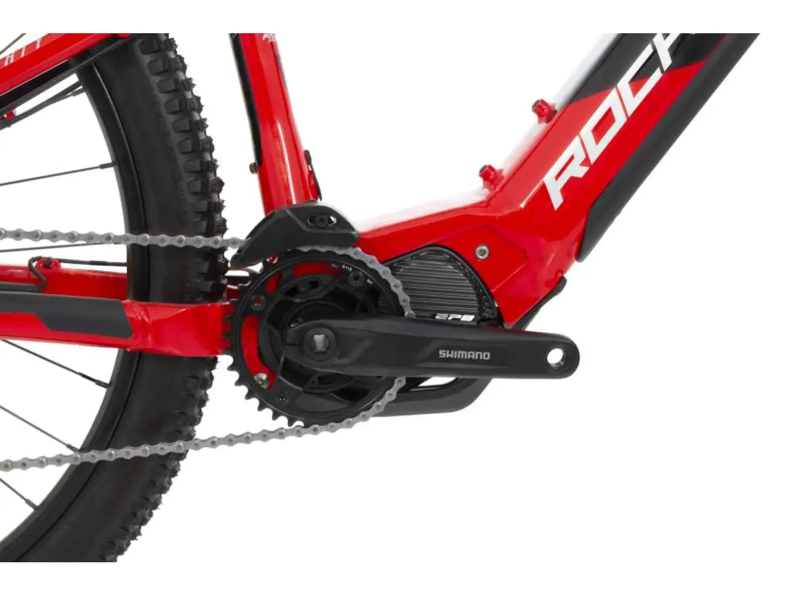Rock Machine Blizz INT e40-29 Mountain E-Bike Glanz Rot/Silber/Schwarz