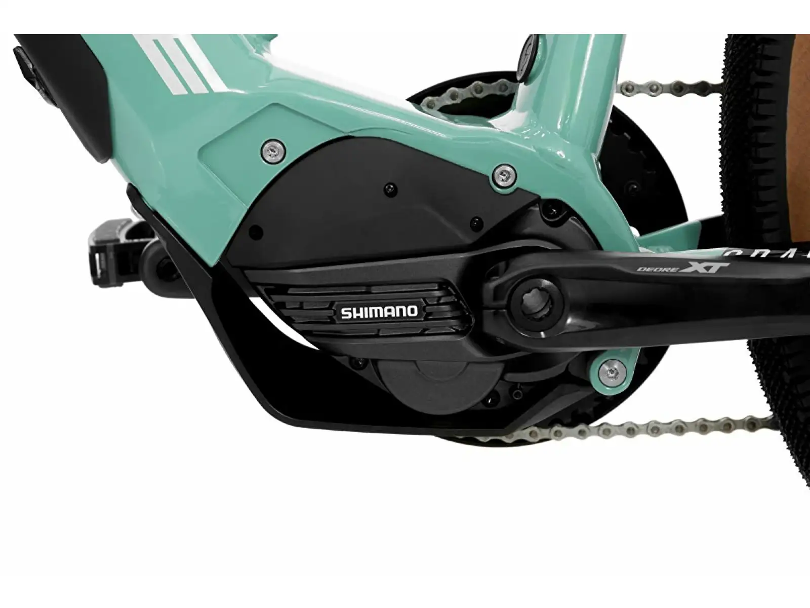 Rock Machine Gravelride e700 Di2 Gravel E-Bike in Menthol/Silver.