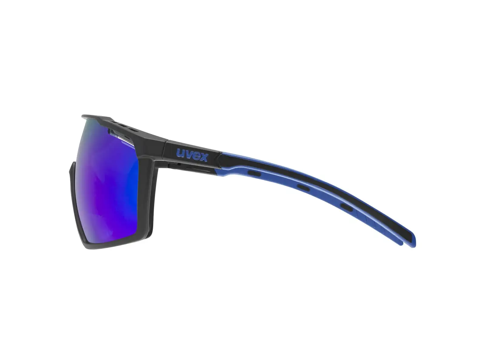 Uvex MTN Perform Radbrille Black Blue M/Mirror Blue