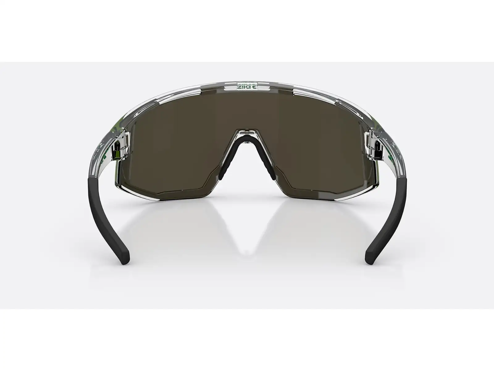 Bliz Fusion Sonnenbrille Transparent White/Brown Green Multi
