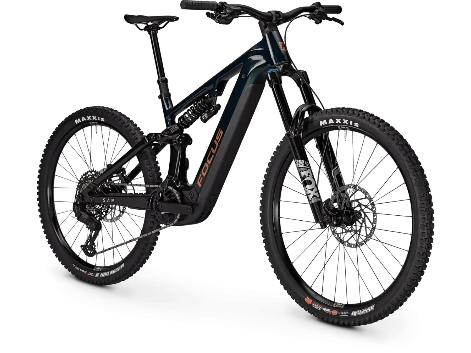 Focus SAM 8 800Wh vollgefedertes E-Bike Classicgreen / Obsidianblack