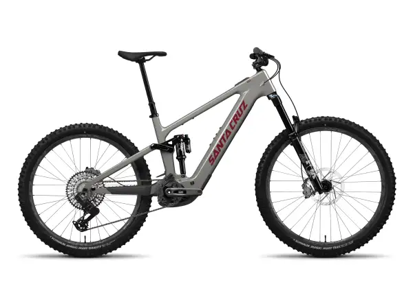 Santa Cruz Vala 1 C MX R-Kit CH Vollgefedertes E-Bike Gloss Grey