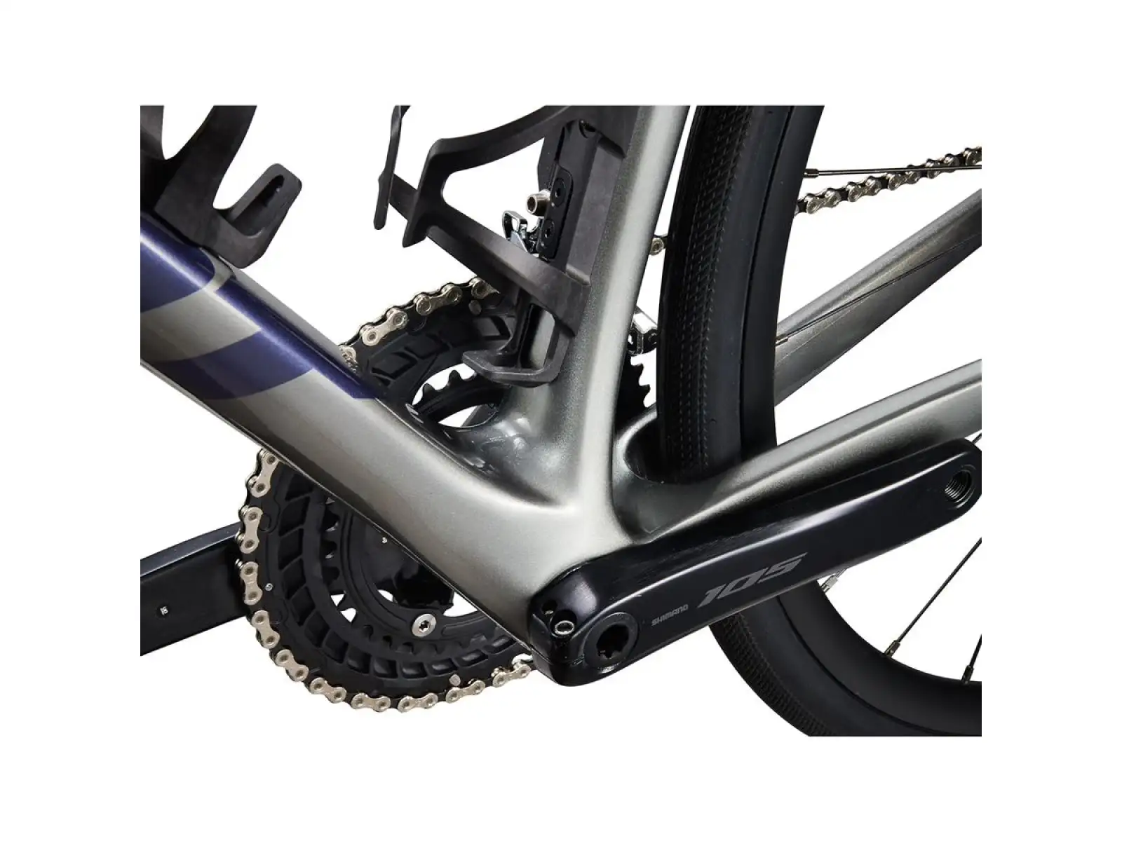 Giant Defy Advanced 1 Rennrad Charcoal / Milchstraße