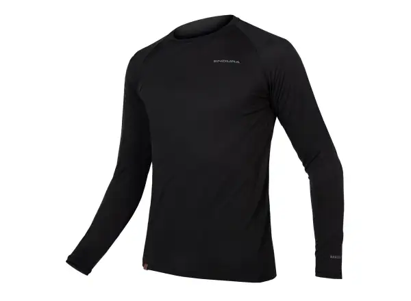 Endura BaaBaa Merino Herren Langarmshirt schwarz