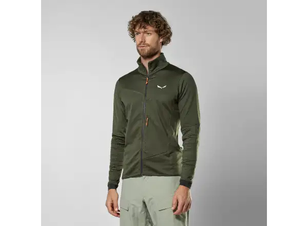 Salewa Sella Crevasse Herren-Fleece Dark Olive