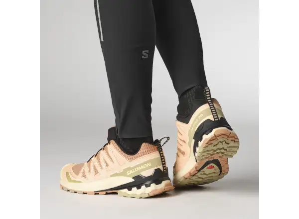 Salomon XA PRO 3D V9 Damenlaufschuhe Cork/Peach Fuzz/Sponge