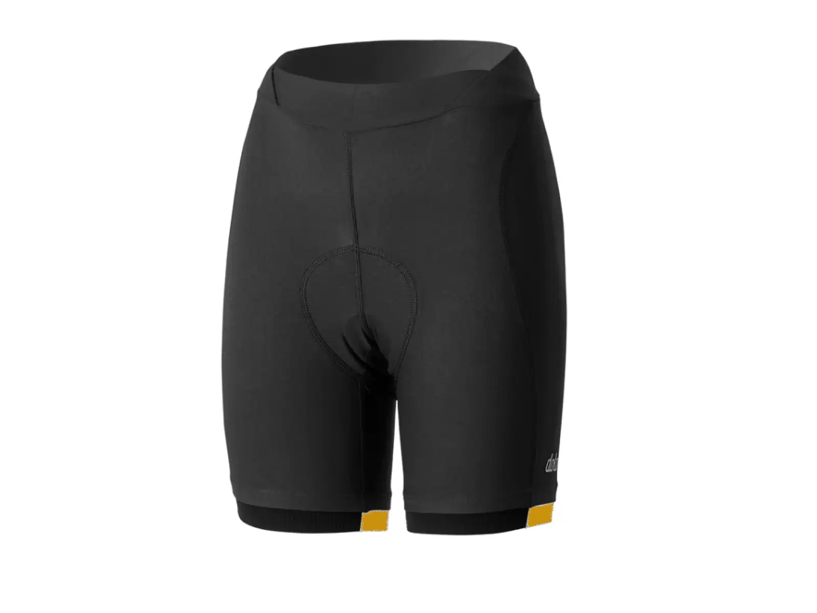 Dotout Instinct Damen Shorts mit Polster Schwarz/Gelb