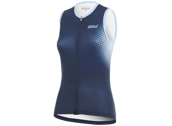 Dotout Square Damen ärmelloses Trikot Blau