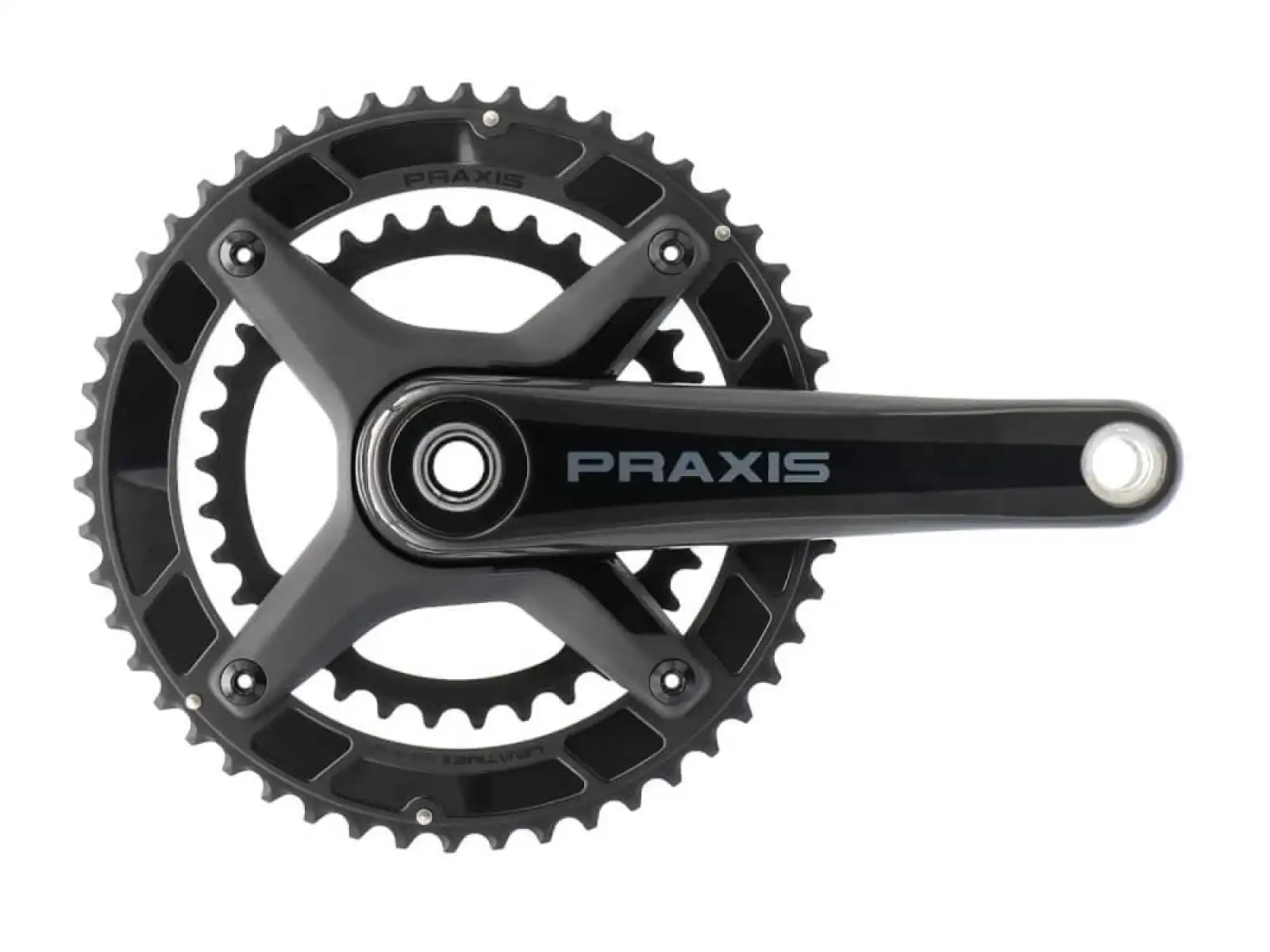 Praxis Works Zayante Carbon Straßenkurbeln ohne Kettenblatt 175 mm