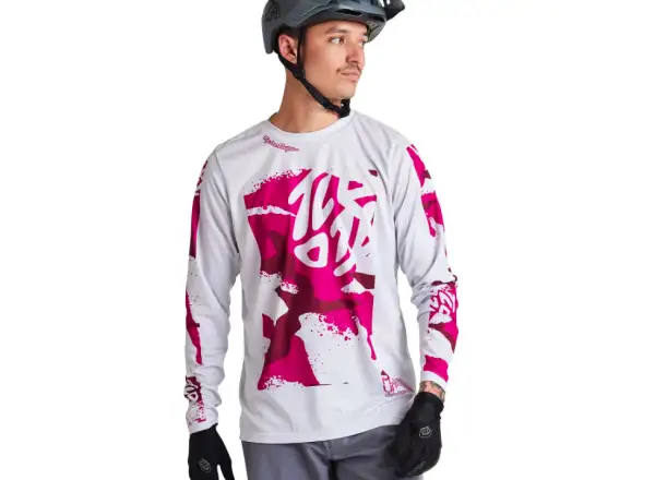 Troy Lee Designs Flowline Herrentrikot Langarm Confined Mist