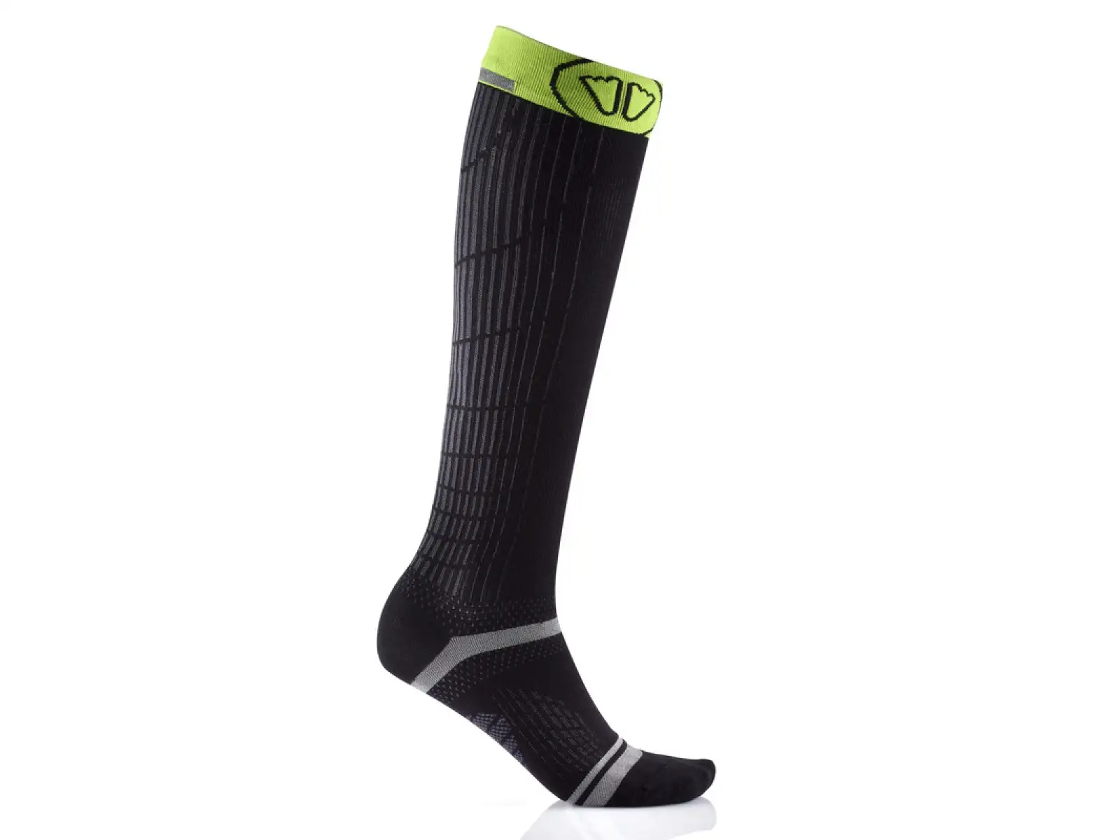 Sidas Endurance Racing Knie Laufsocken Schwarz/Gelb