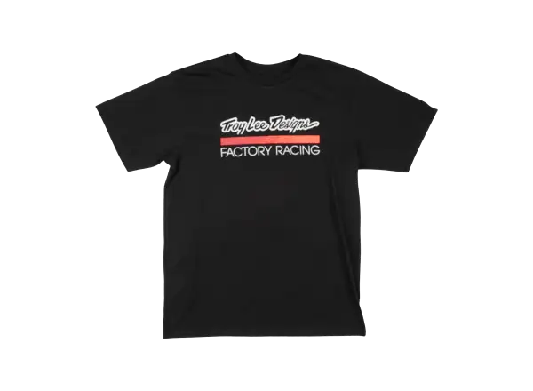 Troy Lee Designs Factory Racing Herren T-Shirt Kurzarm Black/Red