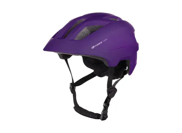 Force Zebu Kinderhelm mit Blinklicht purple