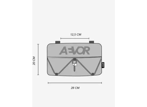 Aevor Bar Bag Lenkertasche Retro Blue