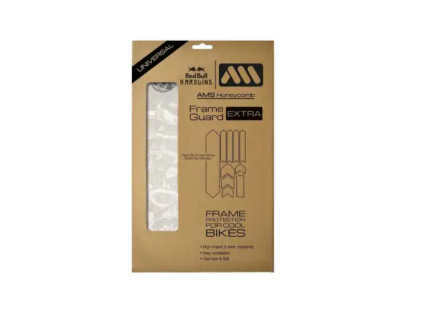 AMS Frame Guard Extra Rahmen-Schutzaufkleber RedBull/Hardline/White