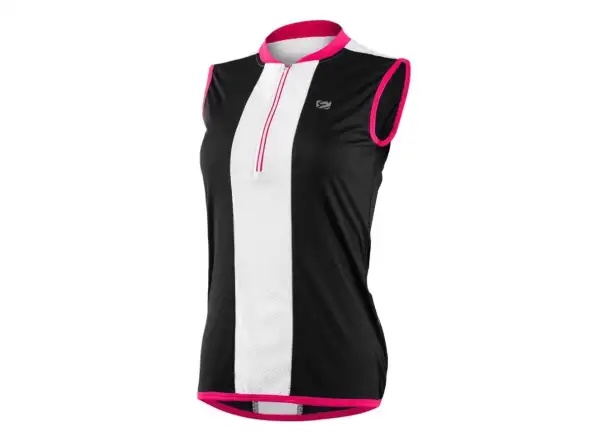 Etape Pretty Damen ärmelloses Trikot schwarz/rosa