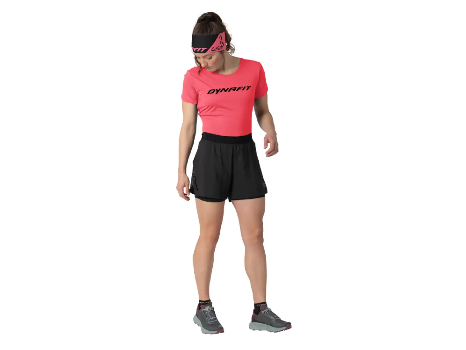Dynafit Alpine Pro 2v1 Damen Laufshorts Black Out