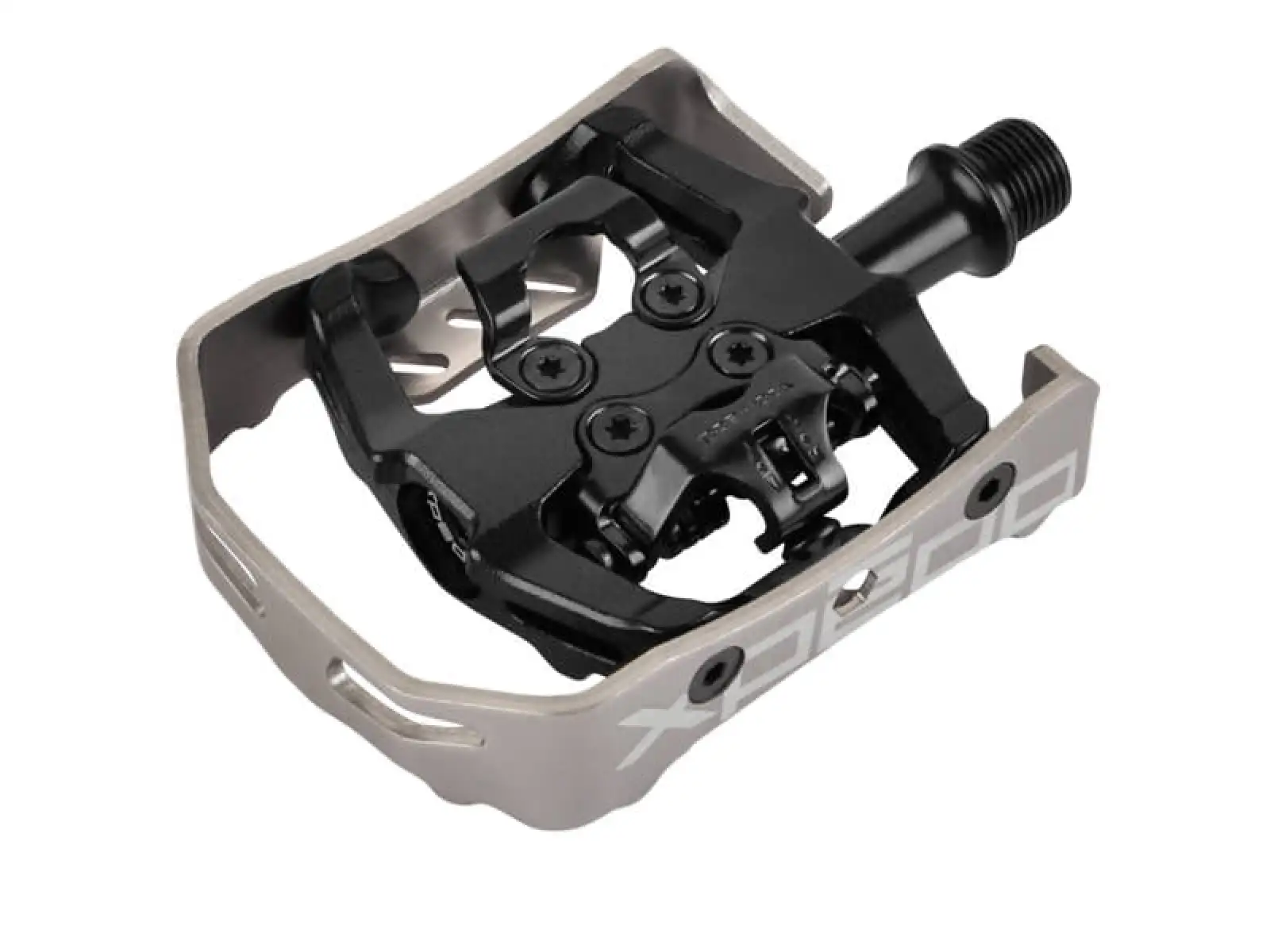 X-pedo Milo SPD Klick-Pedale schwarz/silber